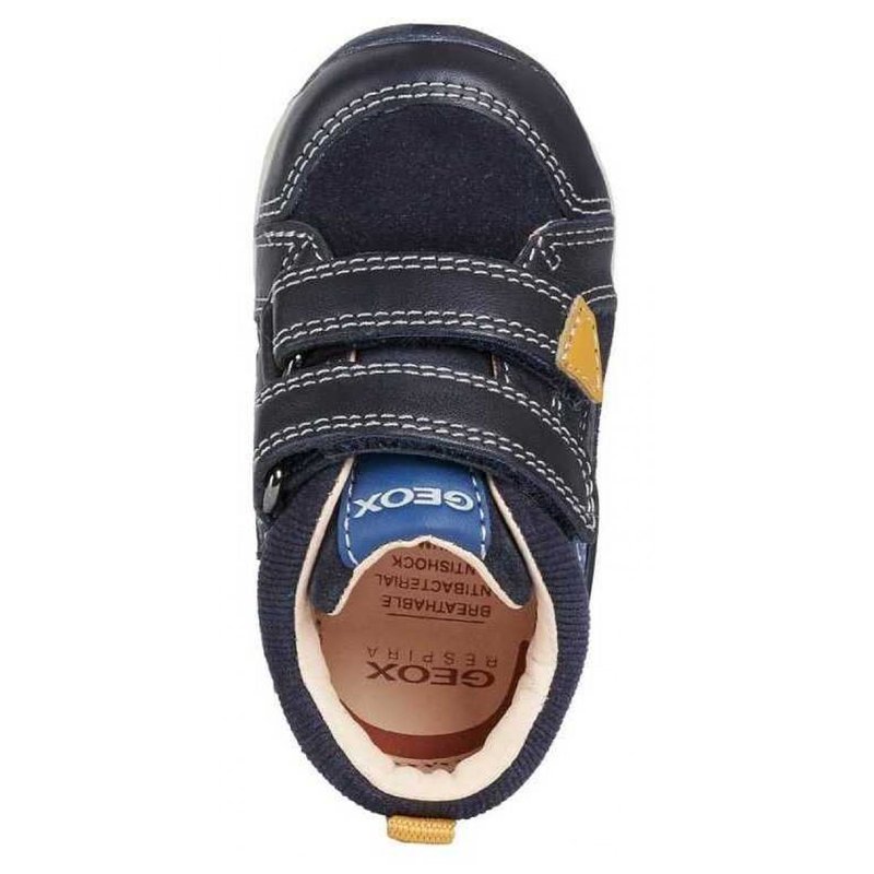 Pantofi Geox B Each Boy Nappa Suede Dk Navy